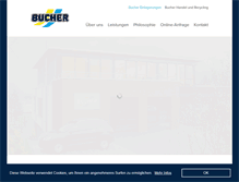 Tablet Screenshot of bucher-gruppe.de